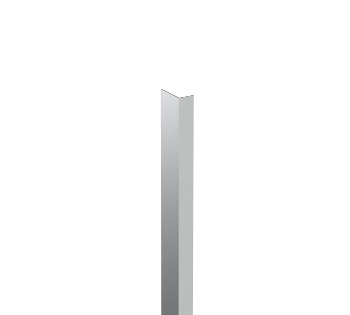 [PROCAM99006603] Perfil suplementario horizontal angular Profiles, 50x50x2050 mm, plata mate, (AM99006603)