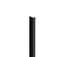 Perfil suplementario horizontal angular Profiles, 50x50x2550 mm, negro mate cepillado, (AM99006606)