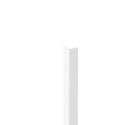 Perfil suplementario horizontal angular Profiles, 50x50x2550 mm, blanco, (AM99006701)
