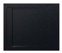 Plato de ducha extraplano de STONEX Aquos 1000x900x28 mm, negro, (AP6013E838401400)
