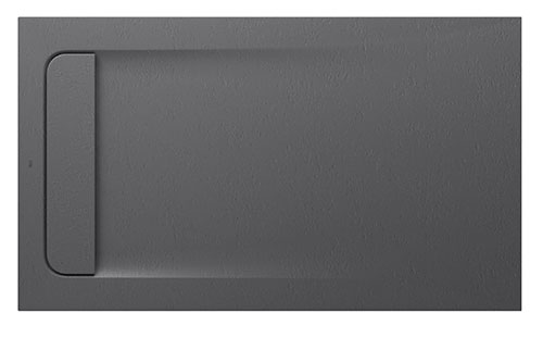 Plato de ducha extraplano de STONEX Aquos 1200x700x28 mm, pizarra, (AP6014B02BC01200)