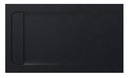 Plato de ducha extraplano de STONEX Aquos 1200x700x28 mm, negro, (AP6014B02BC01400)