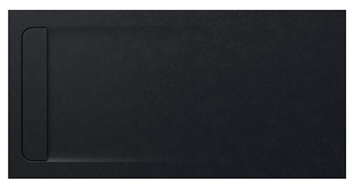 Plato de ducha extraplano de STONEX Aquos 1600x800x31 mm, negro, (AP60164032001400)