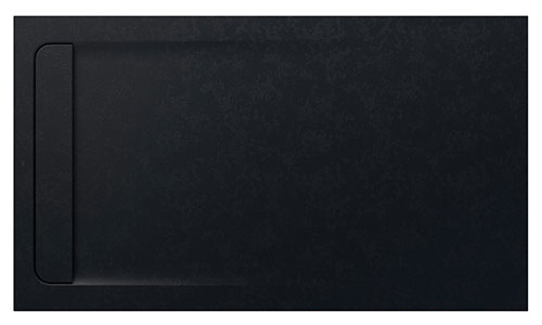 Plato de ducha extraplano de STONEX Aquos 1600x900x31 mm, negro, (AP60164038401400)
