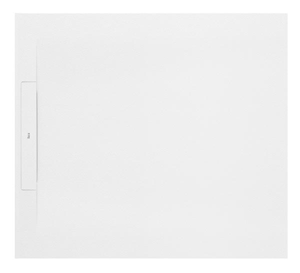 Plato de ducha cuadrado extraplano de STONEX Pyros 900x900x24 mm, blanco, (AP90138438401100)
