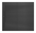 Plato de ducha cuadrado extraplano de STONEX Pyros 900x900x28 mm, onix, (AP90138438401640)