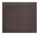 Plato de ducha cuadrado extraplano de STONEX Pyros 900x900x28 mm, café, (AP90138438401660)