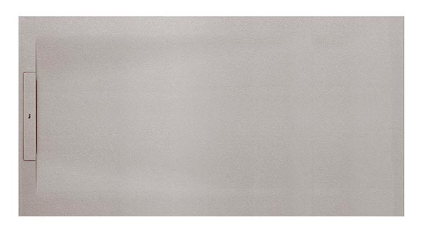 Plato de ducha extraplano de STONEX Pyros 1600x700x34 mm, perla, (AP9016402BC01630)