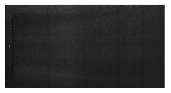 Plato de ducha extraplano de STONEX Pyros 1600x800x34 mm, negro, (AP90164032001400)