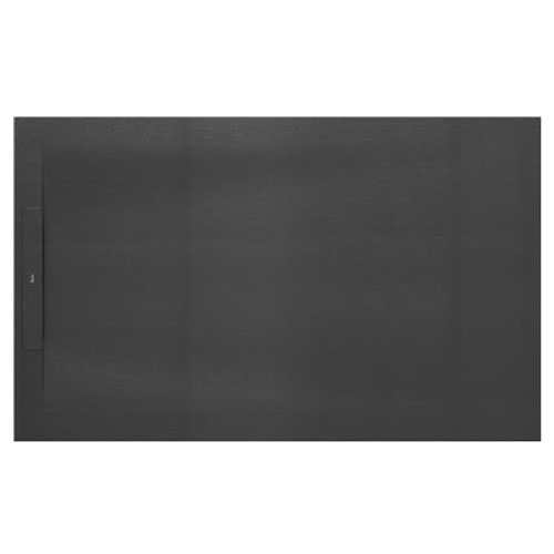 Plato de ducha extraplano de STONEX Pyros 1600x1000x34 mm, onix, (AP9016403E801640)