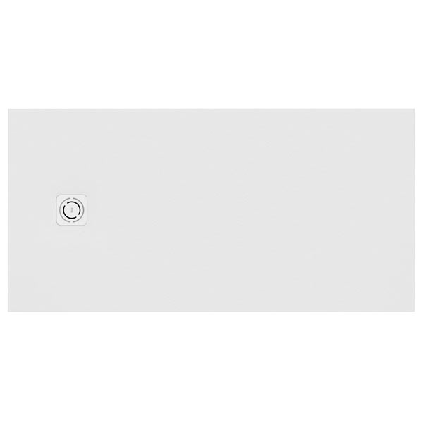 Plato de ducha extraplano de STONEX Terran-N 1000x700x26 mm, blanco, (APA013E82BC01100)