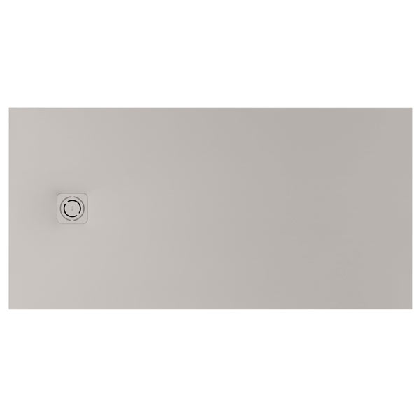 Plato de ducha extraplano de STONEX Terran-N 1400x900x31 mm, perla, (APA0157838401630)