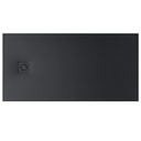 Plato de ducha extraplano de STONEX Terran-N 1600x1000x32 mm, negro, (APA016403E801400)