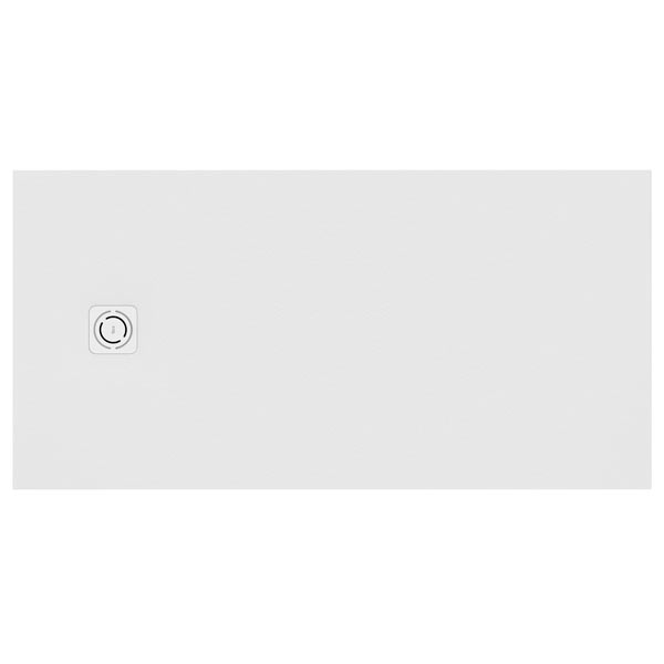 Plato de ducha extraplano de STONEX Terran-N 2000x1000x34 mm, blanco, (APA017D03E801100)