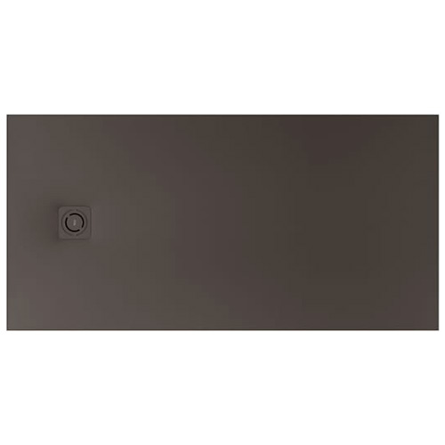 Plato de ducha extraplano de STONEX Terran-N 2000x1400x34 mm, café, (APA017D057801660)