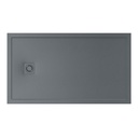 Plato de ducha extraplano de STONEX Terran-N con marco 1600x700x41 mm, pizarra, (APA026402BC01200)