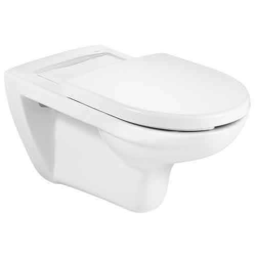 [UROC133] Inodoro Access suspendido con salida horizontal (incluye taza y tapa y aro con apertura frontal), blanco