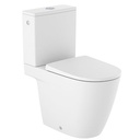 Inodoro completo Ona Rimless c/salida dual (taza, cisterna alim. inferior y tapa), blanco mate
